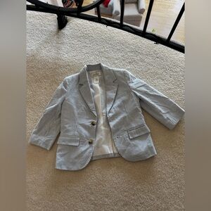 Brooks Brothers Kids Striped Blazer - Black and White